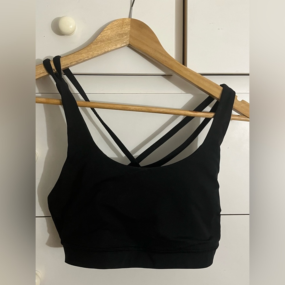 lululemon athletica Black Strappy Sports Bra